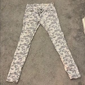 Skinny white/grey Rag & Bone jeans